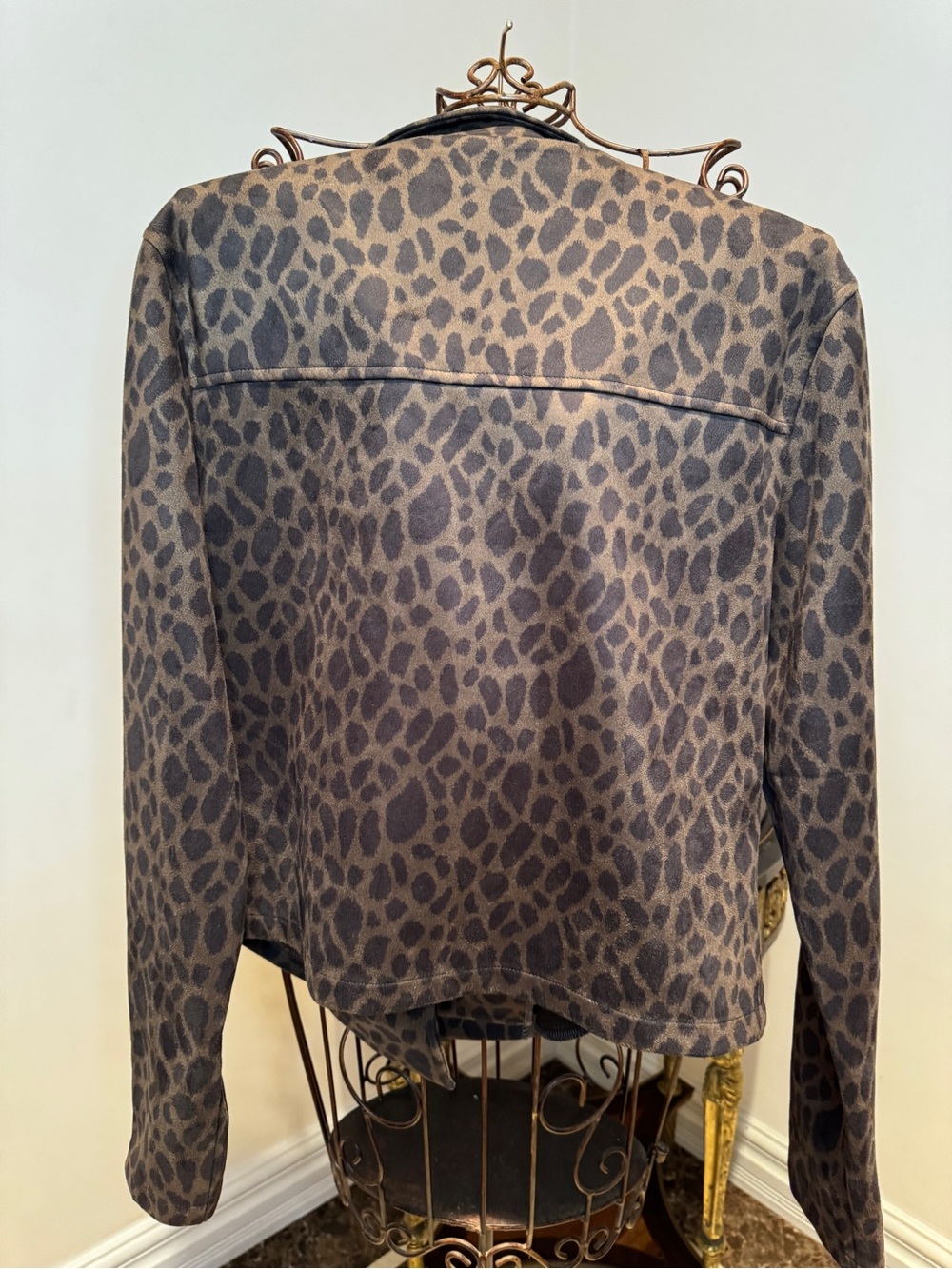 Sanctuary Cheetah Print Moto Jacket - Picture 2 of 8